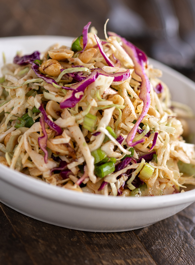 Nutty Coleslaw