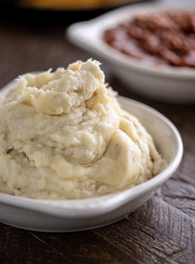 Twice Baked Mashed Potatoes